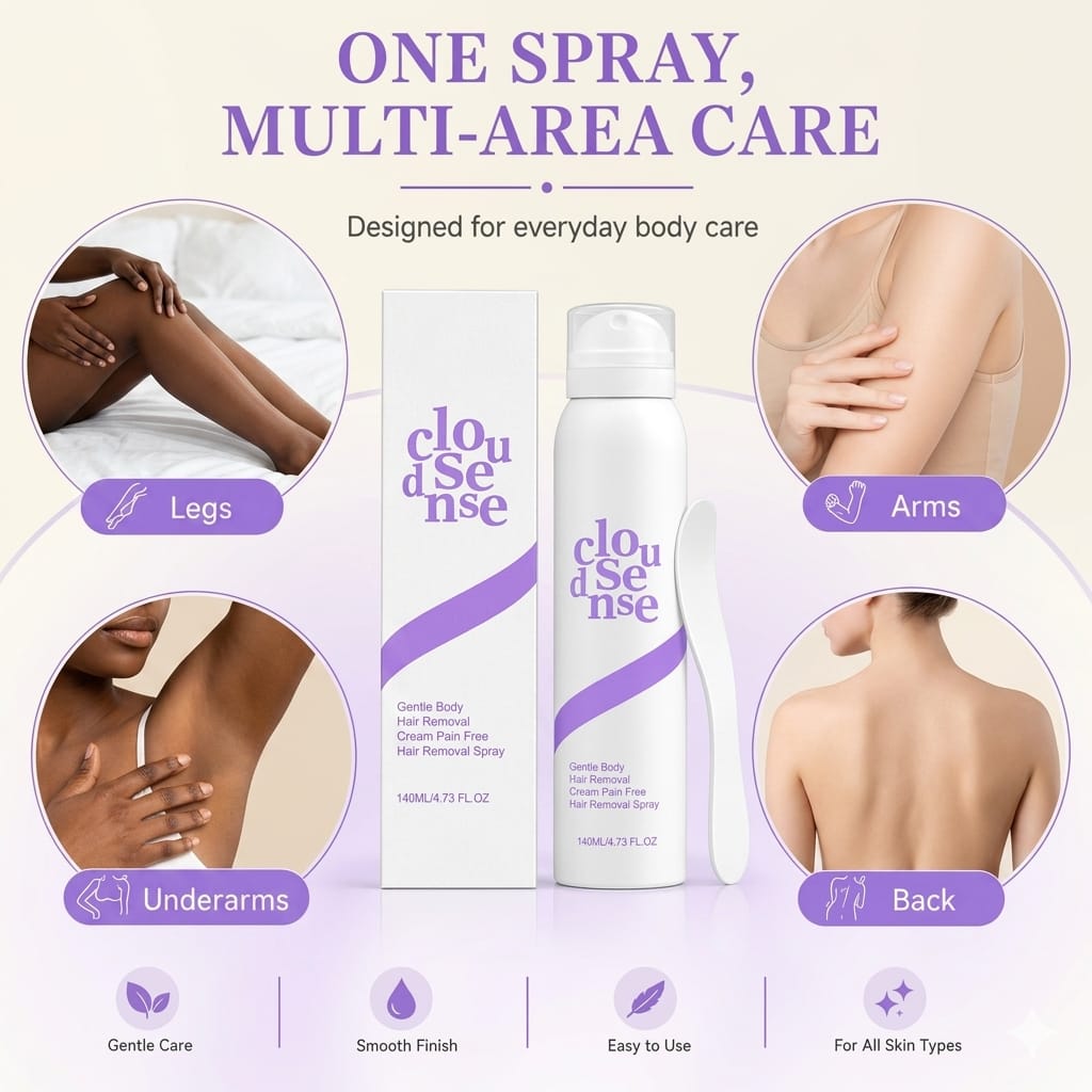 Gentle Hair Removal Body Spray
