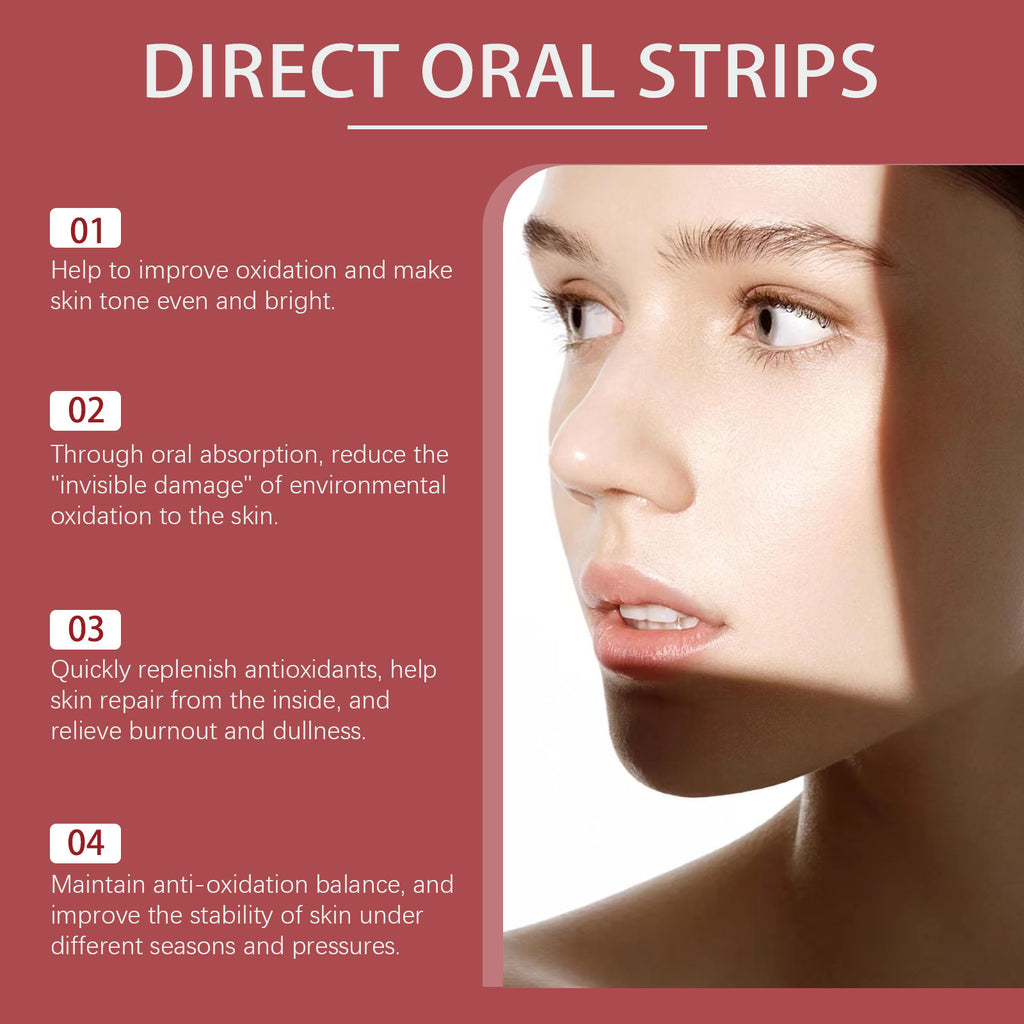 Docteat Liposomal Glutathione Oral Strips | Skin Brightening Supplement | Dissolves Fast | 7 Strips