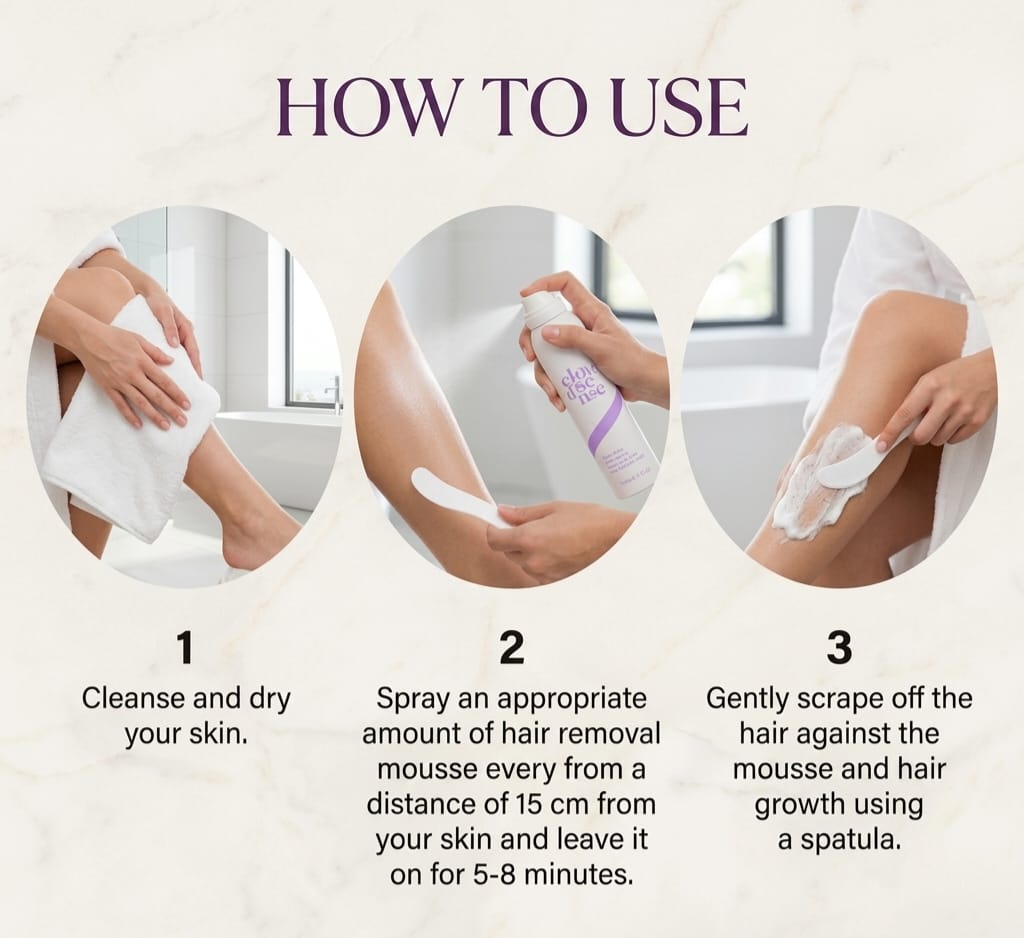 Gentle Hair Removal Body Spray